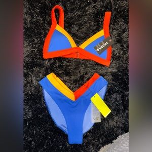 OneOne Swim multicolored bikini